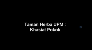 PRT2008 Taman Herba UPM